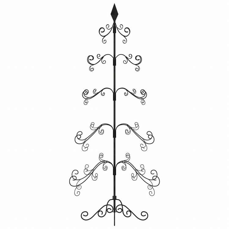 vidaXL 金属製クリスマスツリー デコレーション用 ブラック 150cmホーム&ガーデン デコレーション シーズン&ホリデーデコレーション クリスマスツリー(代引不可)