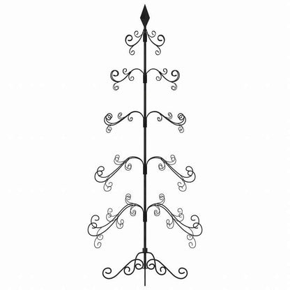 vidaXL 金属製クリスマスツリー デコレーション用 ブラック 150cmホーム&ガーデン デコレーション シーズン&ホリデーデコレーション クリスマスツリー(代引不可)