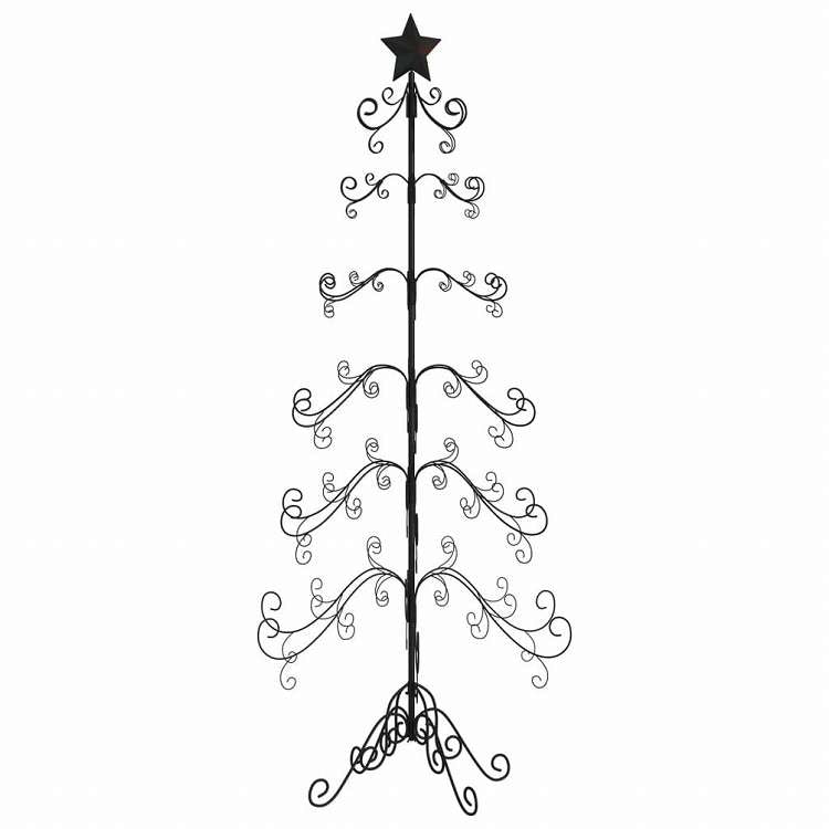 vidaXL 金属製クリスマスツリー デコレーション用 ブラック 180cmホーム&ガーデン デコレーション シーズン&ホリデーデコレーション クリスマスツリー(代引不可)