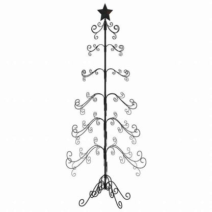 vidaXL 金属製クリスマスツリー デコレーション用 ブラック 180cmホーム&ガーデン デコレーション シーズン&ホリデーデコレーション クリスマスツリー(代引不可)