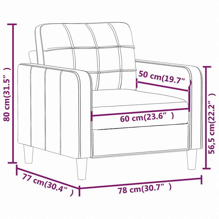 vidaXL 2人掛けソファ ダークグレー 140cm 布製家具 ソファ(代引不可)