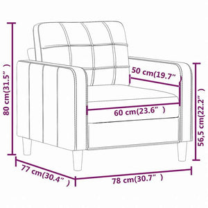 vidaXL 2人掛けソファ ダークグレー 140cm 布製家具 ソファ(代引不可)