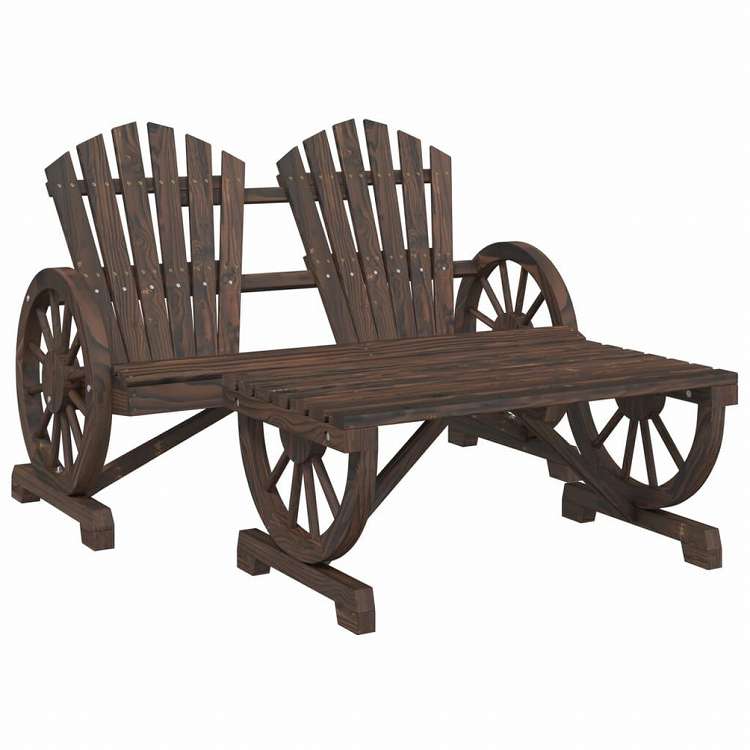 vidaXL ガーデンラウンジ4点セット モミ無垢材家具 アウトドア家具 屋外家具セット(代引不可)