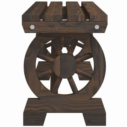 vidaXL ガーデンベンチ 2点 モミ無垢材家具 アウトドア家具 屋外椅子 アウトドアベンチチェア(代引不可)