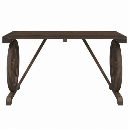 vidaXL ガーデンダイニング5点セット モミ無垢材家具 アウトドア家具 屋外家具セット(代引不可)