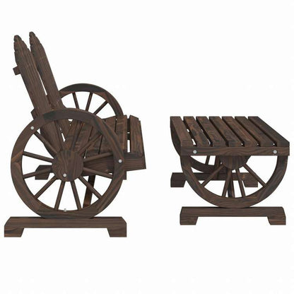 vidaXL ガーデンラウンジ2点セット モミ無垢材家具 アウトドア家具 屋外椅子 屋外用組み合わせソファセット(代引不可)