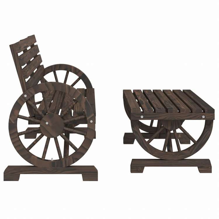 vidaXL ガーデンラウンジ2点セット モミ無垢材家具 アウトドア家具 屋外椅子 屋外用組み合わせソファセット(代引不可)