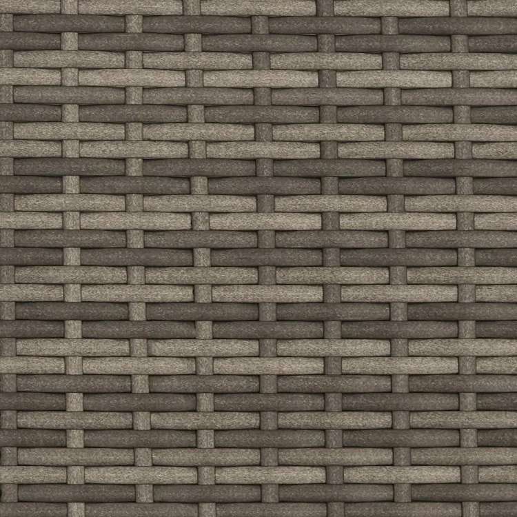 vidaXL 2人掛けガーデンソファ スツール付き グレー ポリラタン家具 アウトドア家具 屋外椅子 屋外ソファ(代引不可)