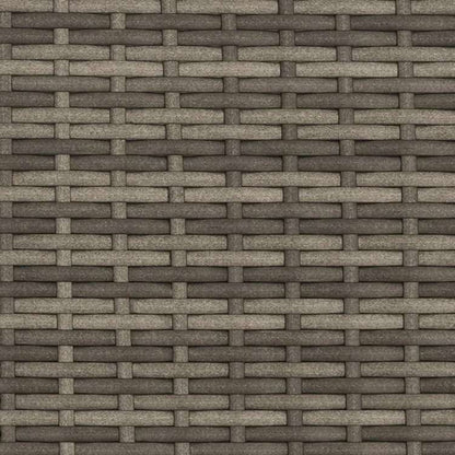 vidaXL 2人掛けガーデンソファ スツール付き グレー ポリラタン家具 アウトドア家具 屋外椅子 屋外ソファ(代引不可)