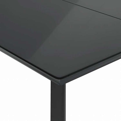 vidaXL ガーデンダイニングセット 5点 クッション付き グレー ポリラタン製家具 アウトドア家具 屋外家具セット(代引不可)