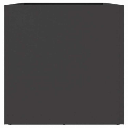 vidaXL プランター ブラック 62x30x29cm スチールホーム&ガーデン 芝&ガーデン ガーデニング 鉢植え・プランター(代引不可)