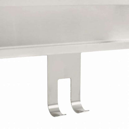 vidaXL 吊り下げ式シャワーキャディ つや消し 304 ステンレススチール製家具 棚(代引不可)