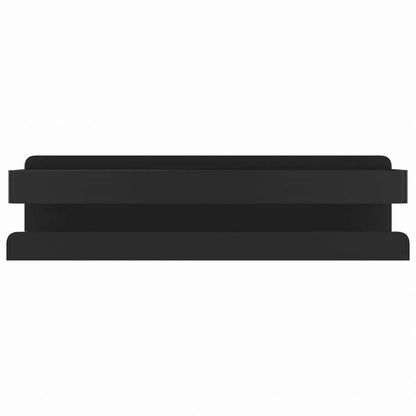 vidaXL シャワーシェルフ マットブラック 23x6.5x6 cm つや消し 304 ステンレススチール製家具 棚(代引不可)