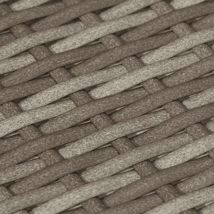 vidaXL ガーデンソファ3点セット クッション付き 灰色 ポリラタン製家具 アウトドア家具 屋外家具セット(代引不可)