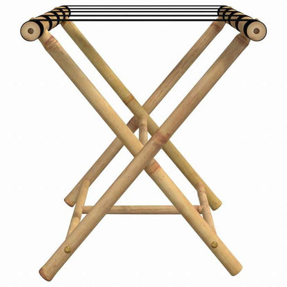 vidaXL 折りたたみ式荷物ラック 62x42x50.5 cm 竹製スーツケース&かばん 旅行用鞄用品 Luggage Racks & Stands(代引不可)