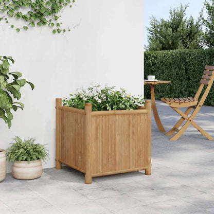 vidaXL プランター 50x50x50 cm 竹製ホーム&ガーデン 芝&ガーデン ガーデニング 鉢植え・プランター(代引不可)