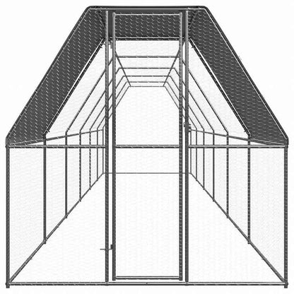 vidaXL 鶏小屋 2x12x2m 亜鉛メッキ鋼製動物&ペット用品 ペット用品 小動物用品 小動物 飼育・ケージ(代引不可)