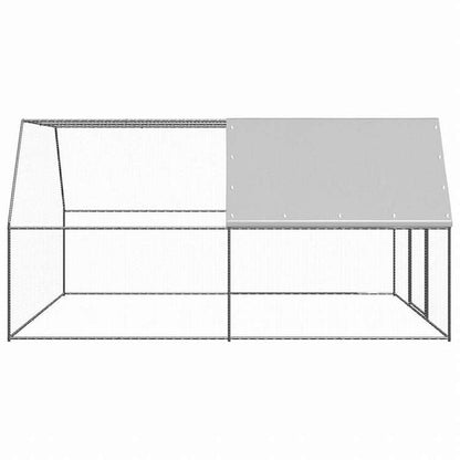 vidaXL 鶏小屋 3x4x2m 亜鉛メッキ鋼製Animals & Pet Supplies ペット用品 小動物用品 小動物 飼育・ケージ(代引不可)
