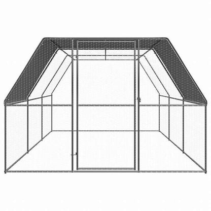 vidaXL 鶏小屋 3x6x2m 亜鉛メッキ鋼製動物&ペット用品 ペット用品 小動物用品 小動物 飼育・ケージ(代引不可)