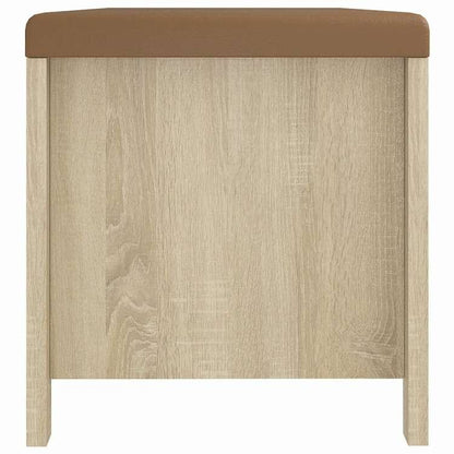 vidaXL シューズボックス クッション付き ソノマオーク 105x40x45cm家具 キャビネット&収納 収納チェスト(代引不可)