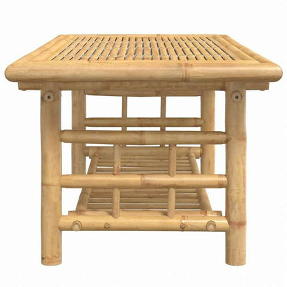 vidaXL コーヒーテーブル 110x55x45 cm 竹製家具 テーブル アクセントテーブル コーヒーテーブル(代引不可)