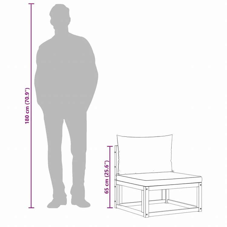 vidaXL ガーデンソファ4点セット クッション付き アカシア無垢材家具 アウトドア家具 屋外家具セット(代引不可)