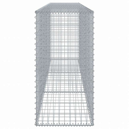 vidaXL 蛇籠バスケット カバー付き 300x50x100cm 亜鉛メッキ鉄ホーム&ガーデン 芝&ガーデン ガーデニング 鉢植え・プランター(代引不可)