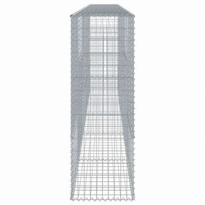 vidaXL 蛇籠バスケット カバー付き 500x50x150cm 亜鉛メッキ鉄ホーム&ガーデン 芝&ガーデン ガーデニング 鉢植え・プランター(代引不可)