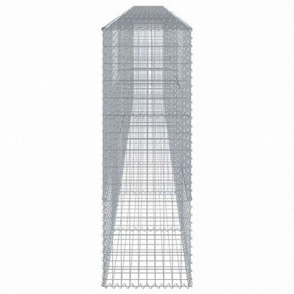 vidaXL 蛇籠バスケット カバー付き 800x50x150cm 亜鉛メッキ鉄ホーム&ガーデン 芝&ガーデン ガーデニング 鉢植え・プランター(代引不可)