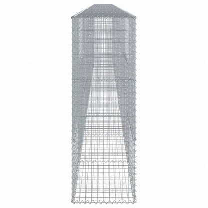vidaXL 蛇籠バスケット カバー付き 1000x50x150cm 亜鉛メッキ鉄ホーム&ガーデン 芝&ガーデン ガーデニング 鉢植え・プランター(代引不可)