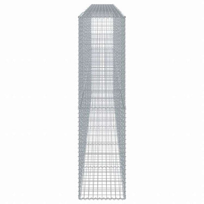 vidaXL 蛇籠バスケット カバー付き 600x50x200cm 亜鉛メッキ鉄ホーム&ガーデン 芝&ガーデン ガーデニング 鉢植え・プランター(代引不可)