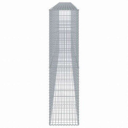 vidaXL 蛇籠バスケット カバー付き 800x50x200cm 亜鉛メッキ鉄ホーム&ガーデン 芝&ガーデン ガーデニング 鉢植え・プランター(代引不可)