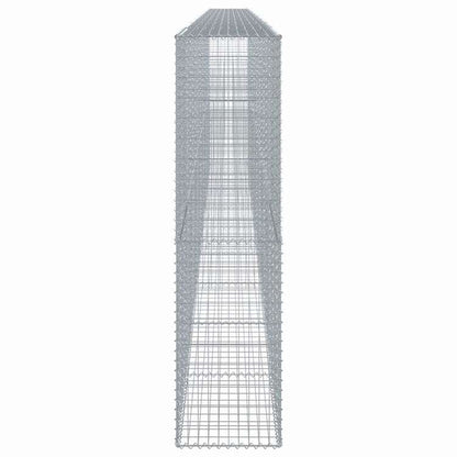 vidaXL 蛇籠バスケット カバー付き 900x50x200cm 亜鉛メッキ鉄ホーム&ガーデン 芝&ガーデン ガーデニング 鉢植え・プランター(代引不可)