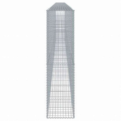 vidaXL 蛇籠バスケット カバー付き 1100x50x200cm 亜鉛メッキ鉄ホーム&ガーデン 芝&ガーデン ガーデニング 鉢植え・プランター(代引不可)