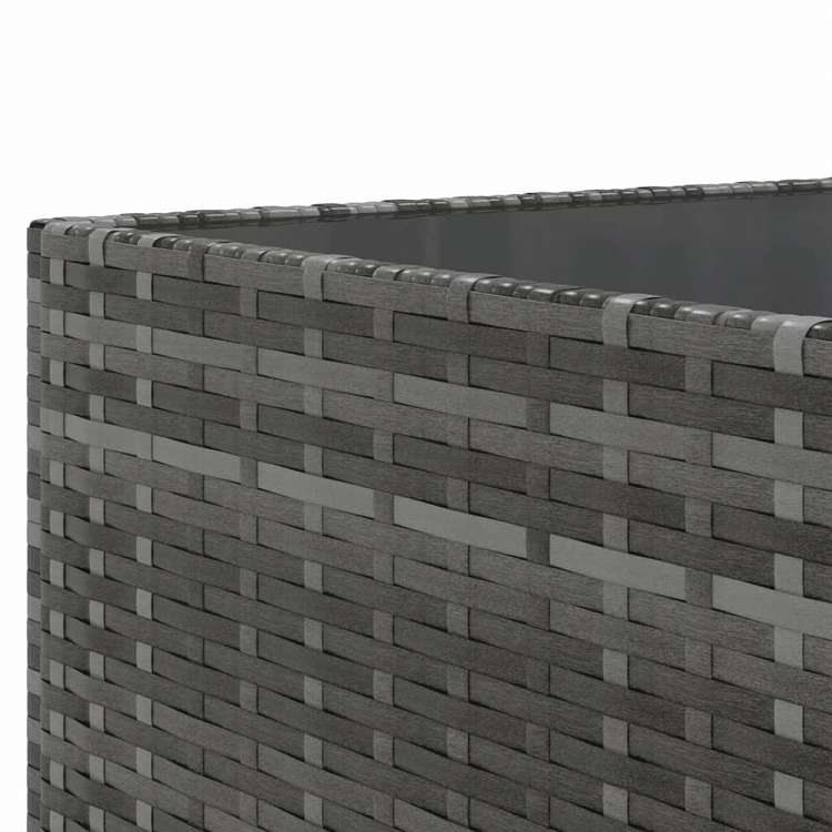 vidaXL ガーデンラウンジ9点セット クッション付き ポリラタン製 グレー家具 アウトドア家具 屋外家具セット(代引不可)