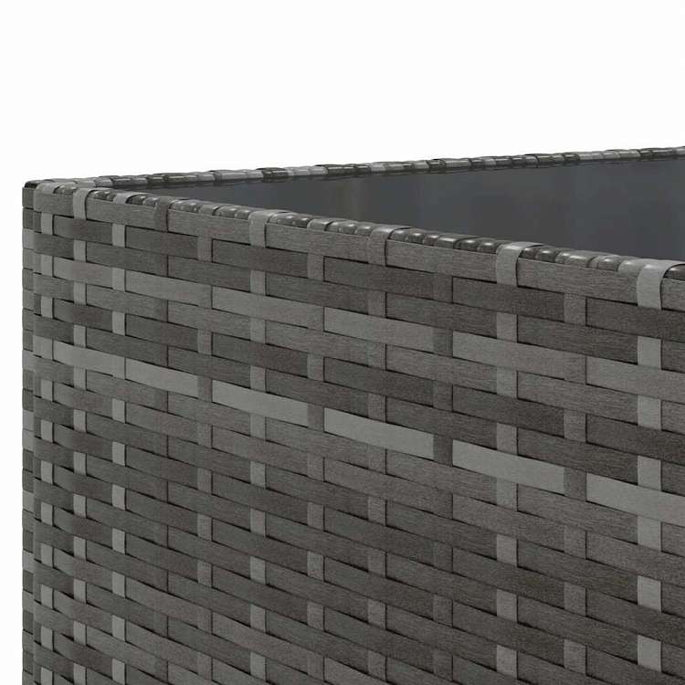 vidaXL ガーデンラウンジ6点セット クッション付き グレー ポリラタン製家具 アウトドア家具 屋外家具セット(代引不可)