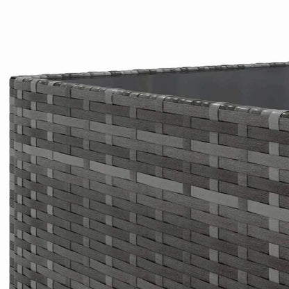 vidaXL ガーデンソファ11点セット クッション付き ポリラタン製 グレー家具 アウトドア家具 屋外家具セット(代引不可)