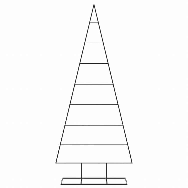 vidaXL 金属製クリスマスツリー デコレーション用 ブラック 150cmホーム&ガーデン デコレーション シーズン&ホリデーデコレーション クリスマスツリー(代引不可)
