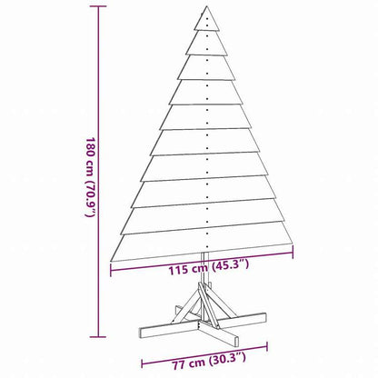 vidaXL 木製クリスマスツリー デコレーション用 180cm 無垢材ホーム&ガーデン デコレーション シーズン&ホリデーデコレーション クリスマスツリー(代引不可)