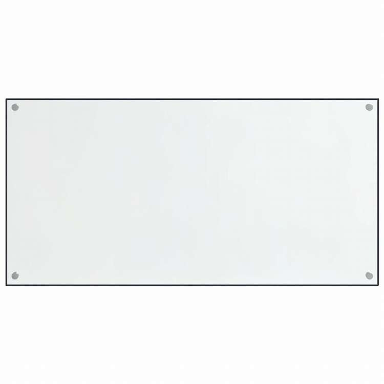 vidaXL キッチン用 汚れ防止板 2点 透明 80x50cm 強化ガラス製ホーム&ガーデン キッチン&ダイニング キッチンツール&調理器具(代引不可)