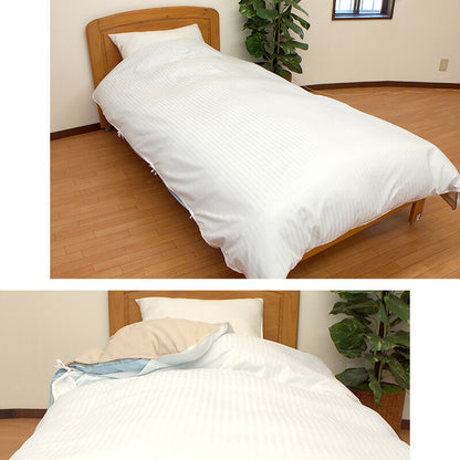 ホテルスタイル軽い羽根ふとんシングルロング掛け布団カバー付掛布団肌布団羽根羽毛布団掛け布団ふとん【送料無料】