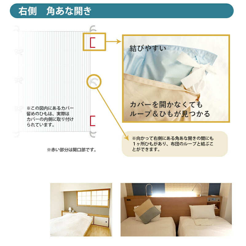 ホテルスタイル羽根ふとん6点セットシングルベッドタイプベッド用おもてなし布団セットふとん羽毛民泊【送料無料】