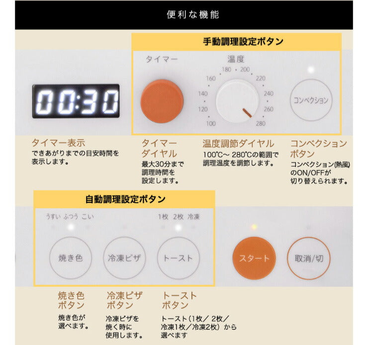 プレミアムオーブントースターすばやきST-2A2512枚焼きサクサクもちもちパンノンフライ調理【ポイント10倍】【送料無料】