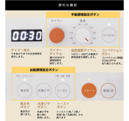 プレミアムオーブントースターすばやきST-2A2512枚焼きサクサクもちもちパンノンフライ調理【ポイント10倍】【送料無料】