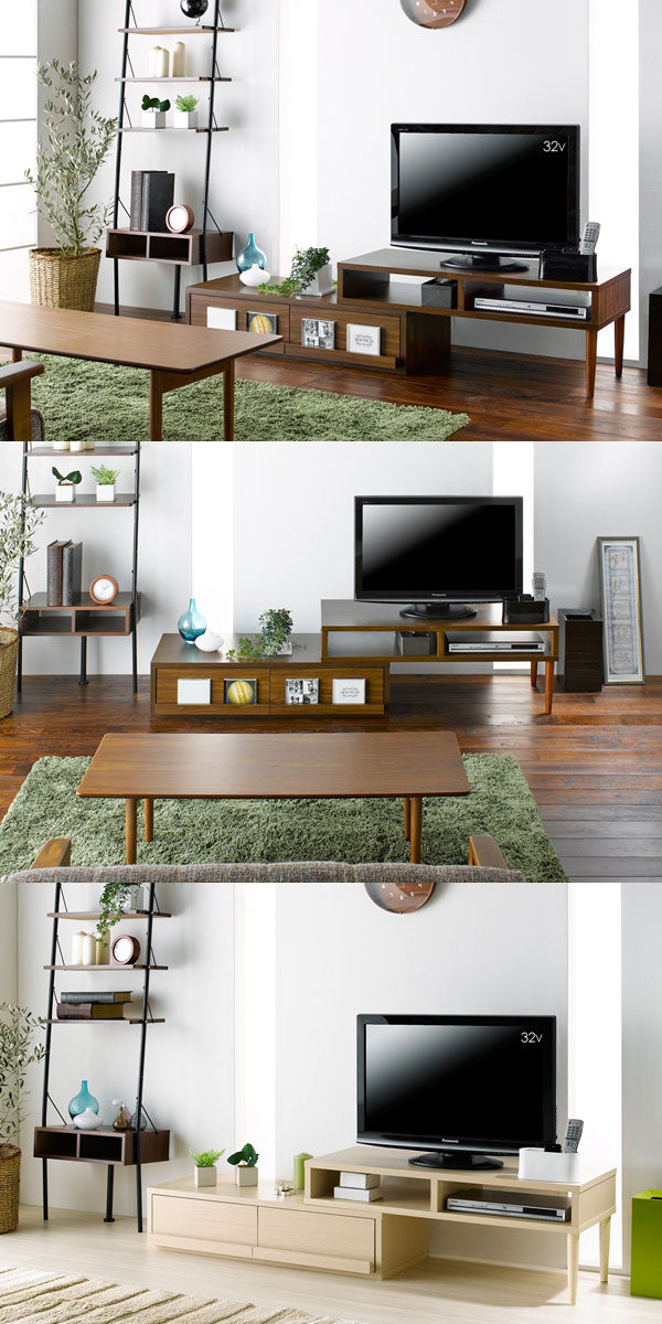 伸縮テレビ台テレビ台TV台ローボードAVボードTVラックリベルテ伸縮スライド完成品32インチ37インチ40インチ46インチ北欧人気おしゃれ収納引出し付き【ポイント10倍】【送料無料】【smtb-F】