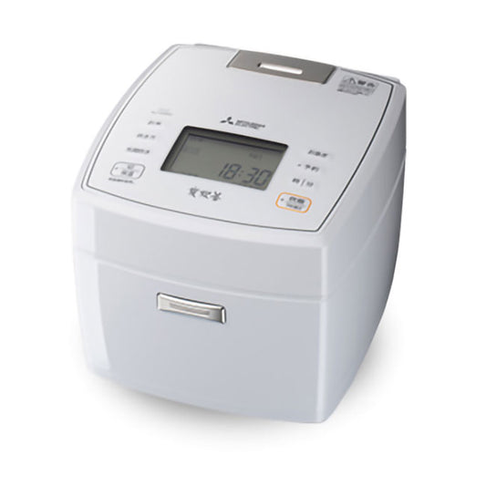 三菱電機IHジャー炊飯器NJ-VEB10-W備長炭炭炊釜5.5合月白炊飯ジャー(代引不可)【送料無料】