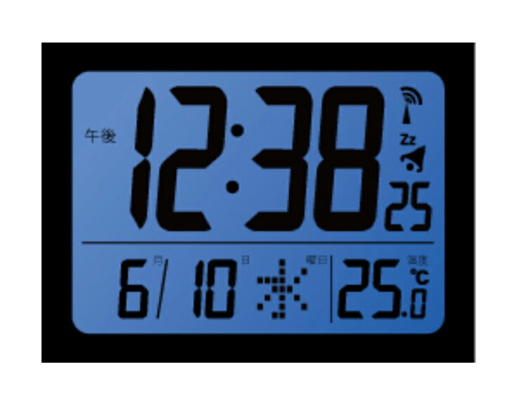 
            
                画像をギャラリービューアにロードします、ノア精密MAGマグ電波目覚まし時計コードロンT-761WH-Z電波時計置き時計デジタルカレンダー温度シンプル時計時間【送料無料】
            
        