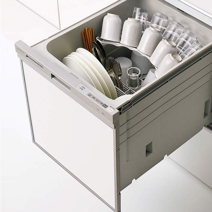 クリナッププルオープン食器洗い乾燥機シルバーZWPP45R14LDS-E取付工事不可食器洗浄機乾燥機(代引不可)【送料無料】